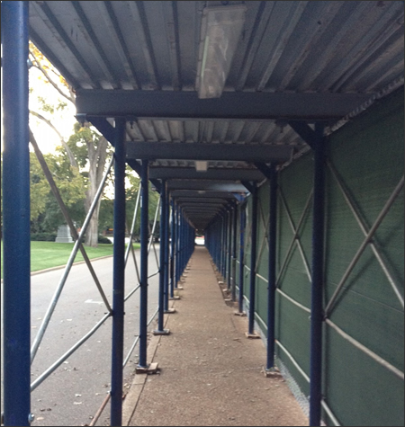 Sidewalk and Pedestrian Canopy Systems Alabama